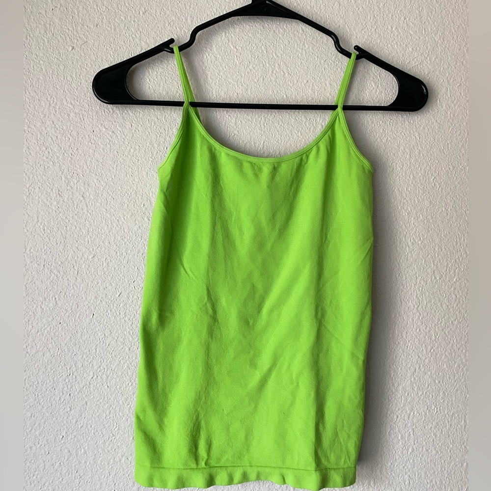 Lime Green Sports Tank Top